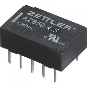 PCB relays 12 Vdc 1 A 2 change overs Zettler Electronics