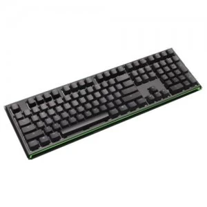 image of Ducky One 2 RGB Razer Edition PBT Green Mechanical Switch Keyboard - Black/Green (DK-DKON1808ST-RGUSPDAZT1) (US Layout)