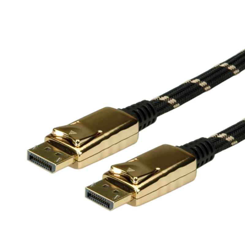 Image of ROLINE GOLD DisplayPort Cable. DP M - DP M 1 m