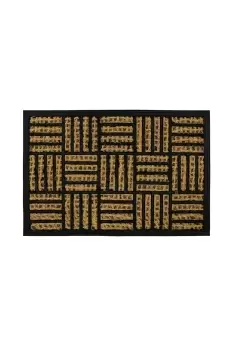 image of Alba Woven Tuffscrape Doormat 40x60cm Squares