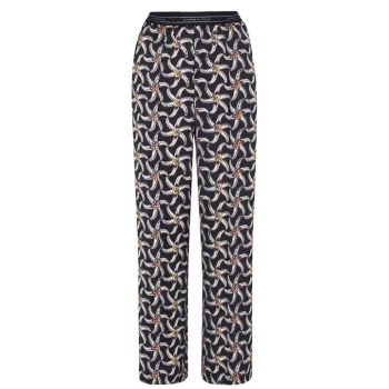 Image of Scotch and Soda Printed Trousers - Navy 0222
