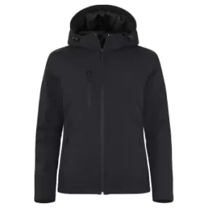 Image of Clique Womens/Ladies Padded Soft Shell Jacket (XS) (Black)