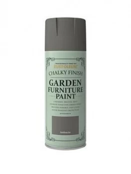 image of Rust-Oleum Anthracite Garden Furniture Spray Paint - 400Ml