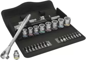 Image of Wera 004050 29 Piece Socket Set, 3/8 in Square Drive