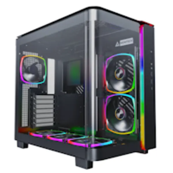 Image of Montech KING 95 PRO Midi-Tower, Tempered Glass, ARGB - Black