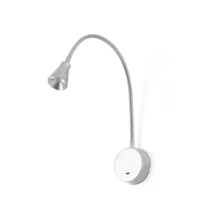 image of Bel LED Indoor Wall Light Reading Lamp Chrome