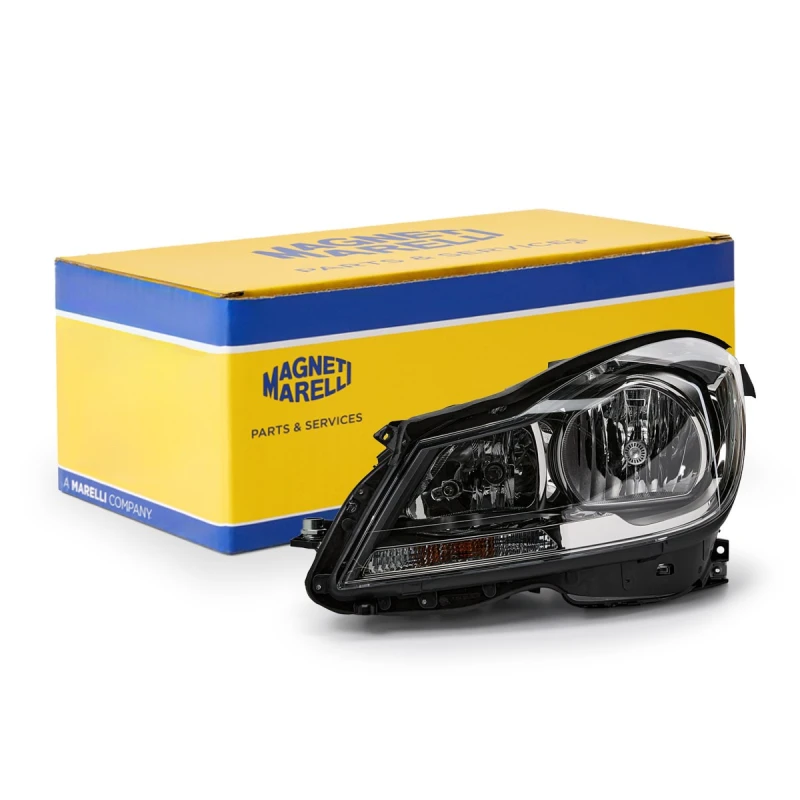 Image of MAGNETI MARELLI 710301270207 Headlights W5W, Left, with motor for headlamp levelling, Halogen Headlight (259)