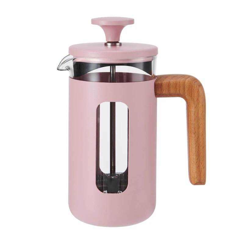 Image of La Cafetiere Pisa 3 cup Cafetiere, Pink Pink