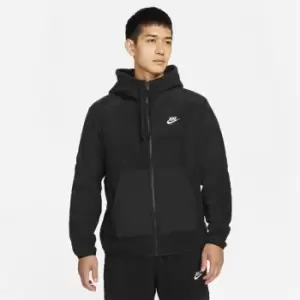 image of Nike Sportswear Style Essentials+ Mens Polar Fleece Full-Zip Hoodie - Black