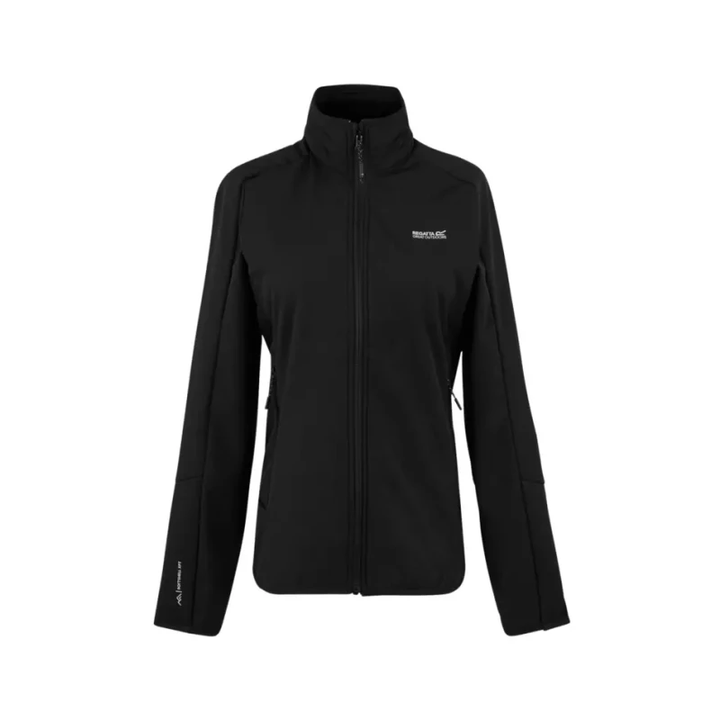 Image of Womens Full Zip Jacket Regatta Moutdale Noir Female 40
