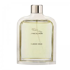 image of Jaguar Classic Gold Eau de Toilette For Him 100ml