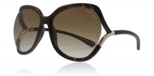 image of Tom Ford Anouk Sunglasses Dark Havana 52F 60mm