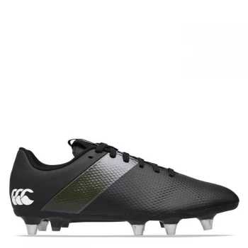 Image of Canterbury Phoenix Pro Mens SG Rugby Boots - Black/Silver