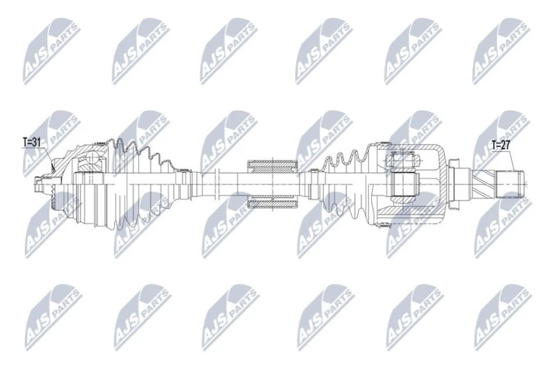 Image of NTY Drive shaft NTY NPW-BM-256