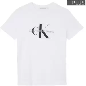 image of Calvin Klein Jeans Plus Core Monogram Regular Tee - White