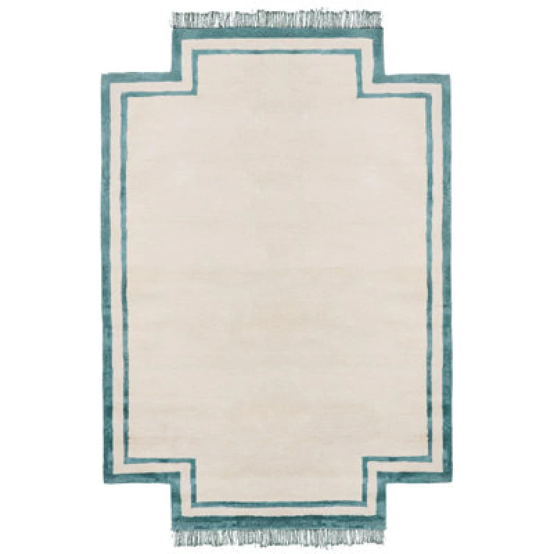Image of Beliani Rug Berwari Light Beige 160 X 230 Cm Viscose