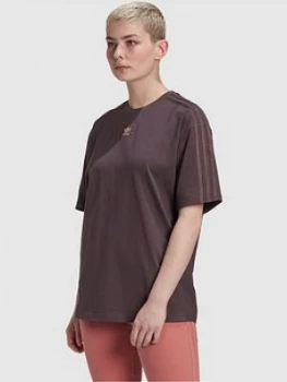 Image of Adidas Originals New Neutral Boyfriend T-Shirt - Brown