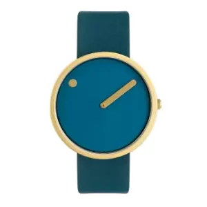 Image of Picto 43376-6520MG Dusty Blue Dial Blue Strap Wristwatch
