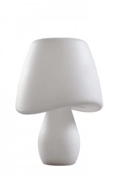 Image of Table Lamp 2 Light E27 Outdoor IP65, Opal White