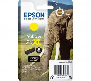 Image of Epson Elephant 24XL Yellow Ink Cartridge
