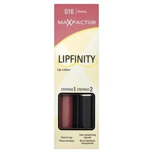 image of Max Factor Lipfinity Longwear Lipstick Glowing 16 Nude