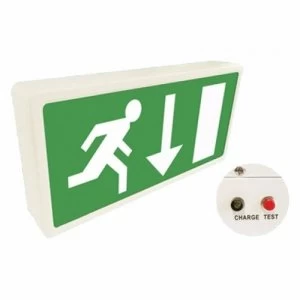 Image of Eterna Maintained LED Emergency Exit Box Sign