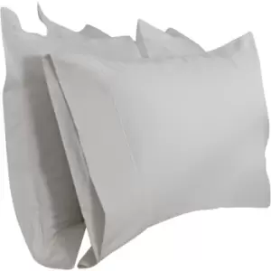 Image of 400 Thread Count Egyptian Cotton Housewife Pillowcase (One Size) (Ivory) - Ivory - Belledorm