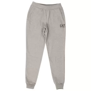 Image of EA7 Emporio Armani Boys Logo Tape Joggers - Grey Marl, Size 12 Years