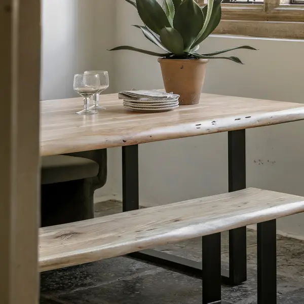 Image of Chriton Dining Bench Natural