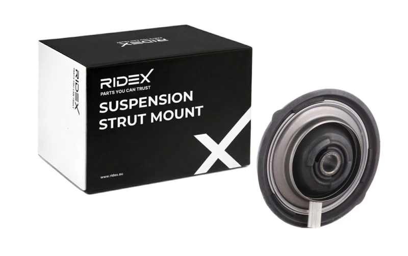 Image of RIDEX 1180S0414 Top strut mount Front Axle, with rolling bearing Suspension Strut Support Bearing (1180)