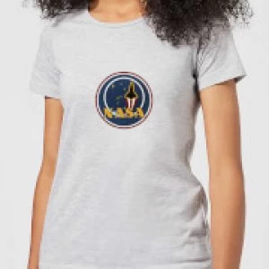 Image of NASA JM Patch Womens T-Shirt - Grey - 3XL