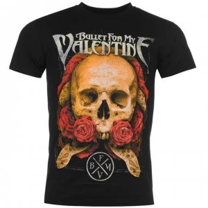Image of Official Bullet for My Valentine T Shirt - Serpent Rose