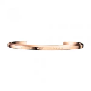 Image of Daniel Wellington Small Classic Rose Gold Plated Cuff Bangle...