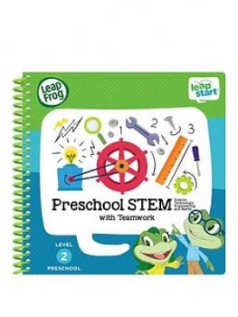 Image of Leapfrog Leapstart Preschool Activity Book Preschool Stem Science Technology Engineering And Maths And Teamwork Activity Book