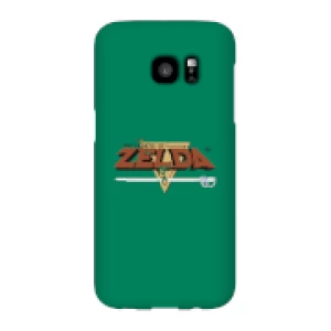 image of Nintendo The Legend Of Zelda Retro Logo Phone Case - Samsung S7 Edge - Snap Case - Gloss