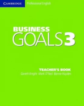 Image of Business Goals. 3 Teachers Book by Gareth Knight Paperback