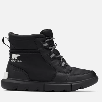 Image of Sorel Womens Explorer Ii Carnival Waterproof Boots - Black - UK 6