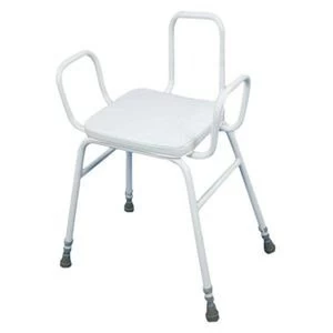 Image of Aidapt Malling Perching Stool with Arms and Plain Back