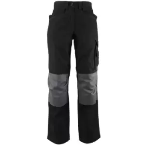 Image of Alexandra Womens/Ladies Tungsten Holster Work Trousers (20R) (Black/Grey)