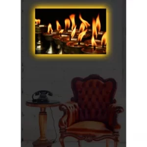 Image of 4570DACT-24 Multicolor Decorative LED Lighted Canvas Painting