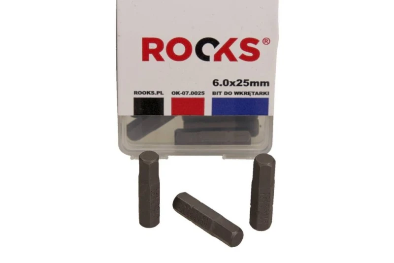 Image of ROOKS OK-07.0025 Screwdriver Bit Set Number of tools: 10, Plastic Cassette Screwdriver Bit Set (6625)
