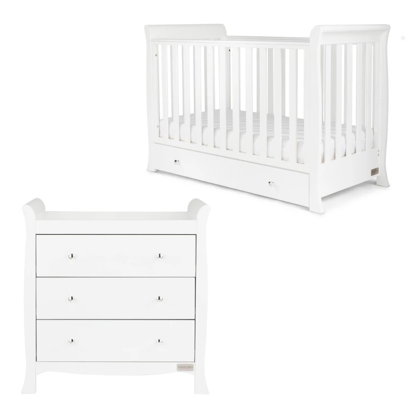 Image of Ickle Bubba Snowdon 4 in 1 Mini 2 Pce Furniture Set and Fibre White unisex one