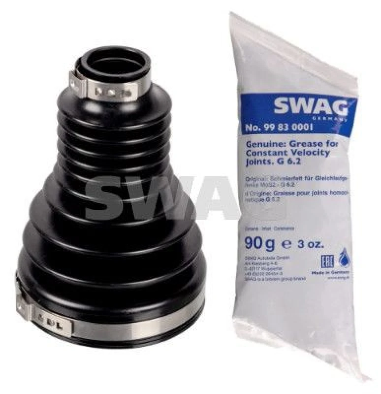 Image of CV boot kit, drive shaft SWAG 33 10 1600