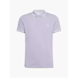 image of Calvin Klein Jeans Tipping Slim Polo - Purple