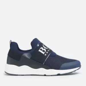 Image of Hugo Boss Boys' Runner Trainers - Black - UK 3 Kids