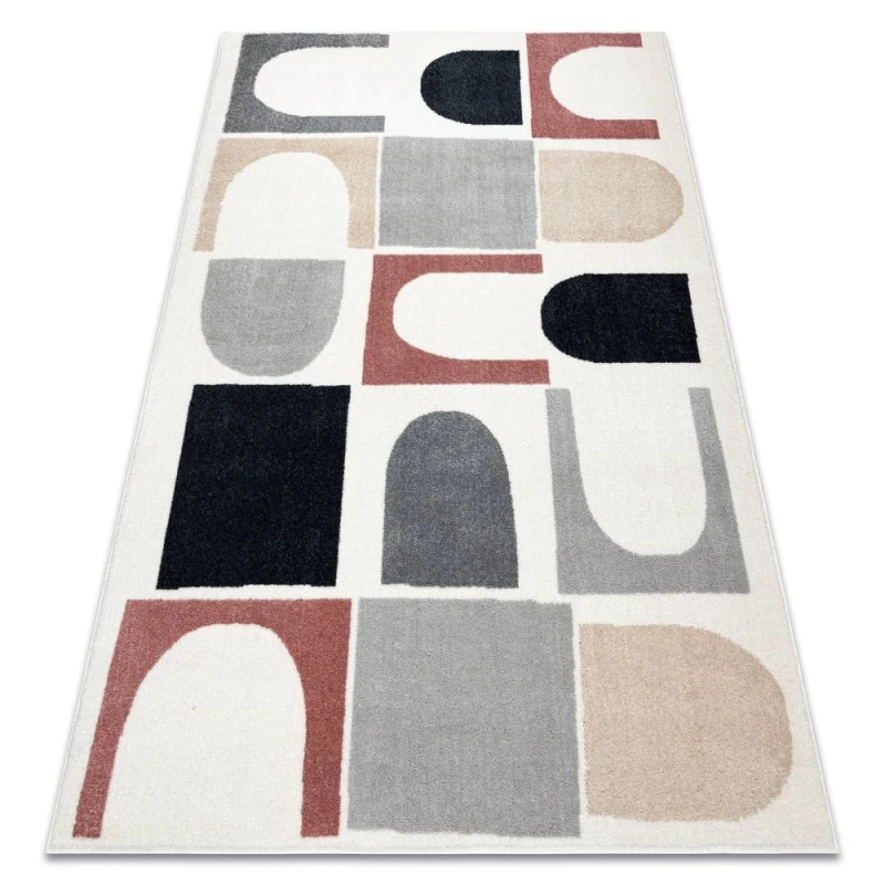 Image of RugsX Fusion Rug in White Size: 140cm x 190cm White Unisex 140cm x 190 cm