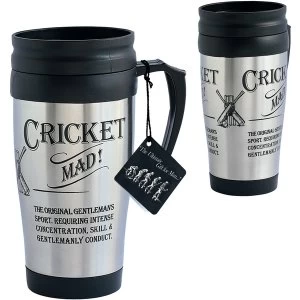 image of Ultimate Gift for Man Travel Mug Cricket