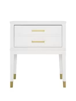 image of Cosmoliving By Cosmopolitan Westerleigh Side Table - White