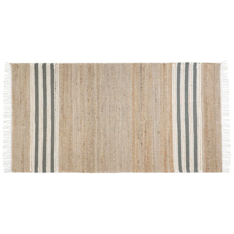 Image of Beliani Rug Mirza Grey 80 X 150 Cm Jute