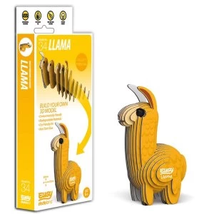 image of EUGY Llama - 3D Craft Kit